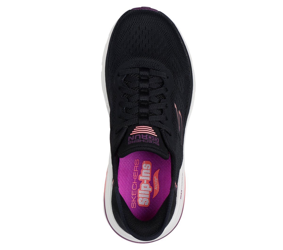 Skechers Skechers Slip-ins: Max Cushioning Arch Fit 2.0 – Antilles – Zwart / Roze (128947-BKPK)