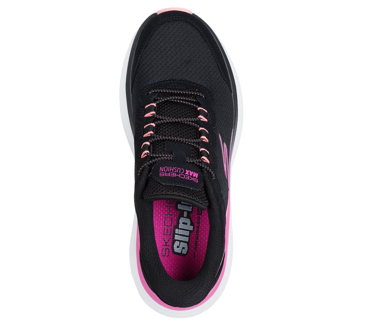 Skechers Skechers Slip-ins: Max Cushioning Endeavour – Cardova – Zwart / Roze (129474-BKPK)