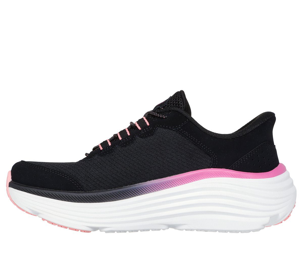 Skechers Skechers Slip-ins: Max Cushioning Endeavour – Cardova – Zwart / Roze (129474-BKPK)