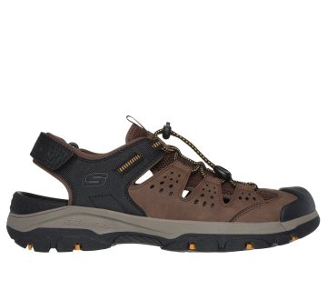 Skechers Relaxed Fit: Tresmen – Menard – Bruin / Zwart (205113-BRBK)