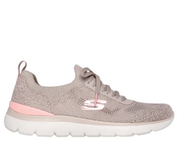 Skechers Summits – Sneak Peek – Taupe / Roze (150122-TPPK)
