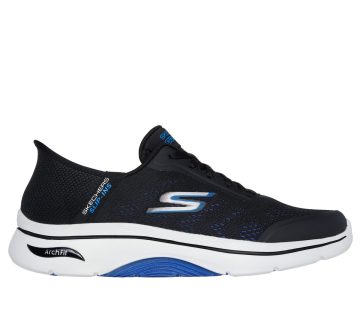 Skechers Skechers Slip-ins: GO WALK Arch Fit 2.0 – Simplicity 2.5 – Zwart / Blauw (216604-BKBL)