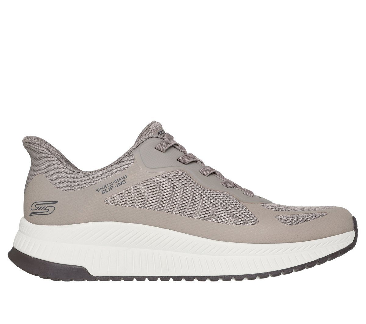 Skechers Skechers Slip-ins: BOBS Sport Squad 4 – Donker Taupe (118423-DKTP)