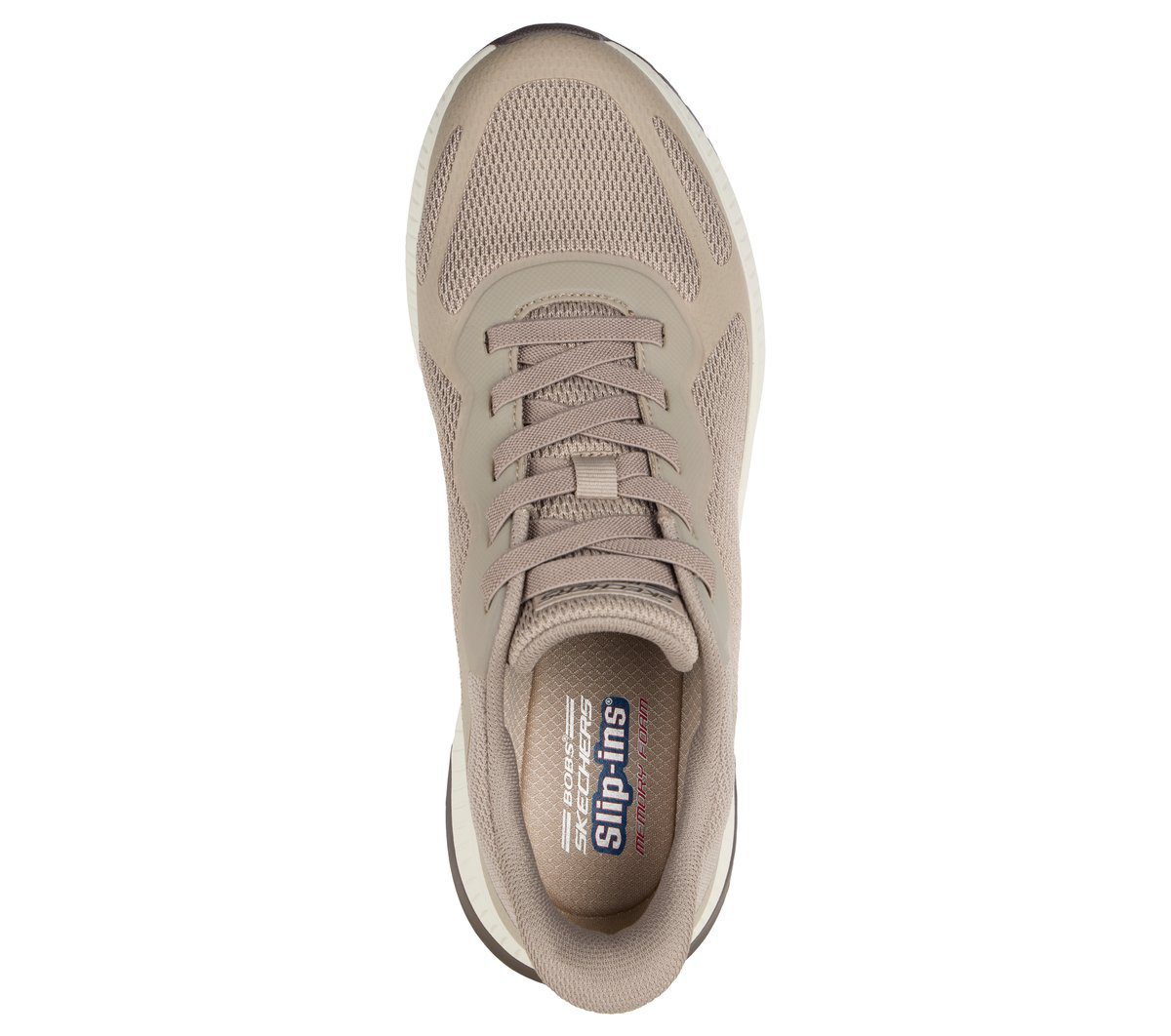 Skechers Skechers Slip-ins: BOBS Sport Squad 4 – Donker Taupe (118423-DKTP)