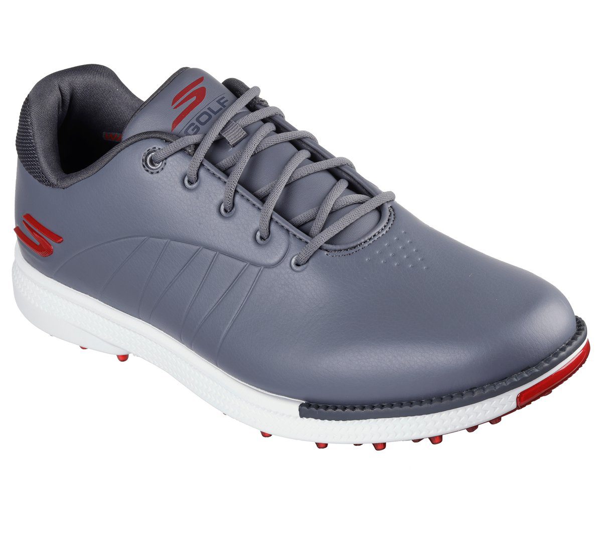 Skechers Waterproof: GO GOLF Tempo GF – Grijs / Rood (214099-GYRD)