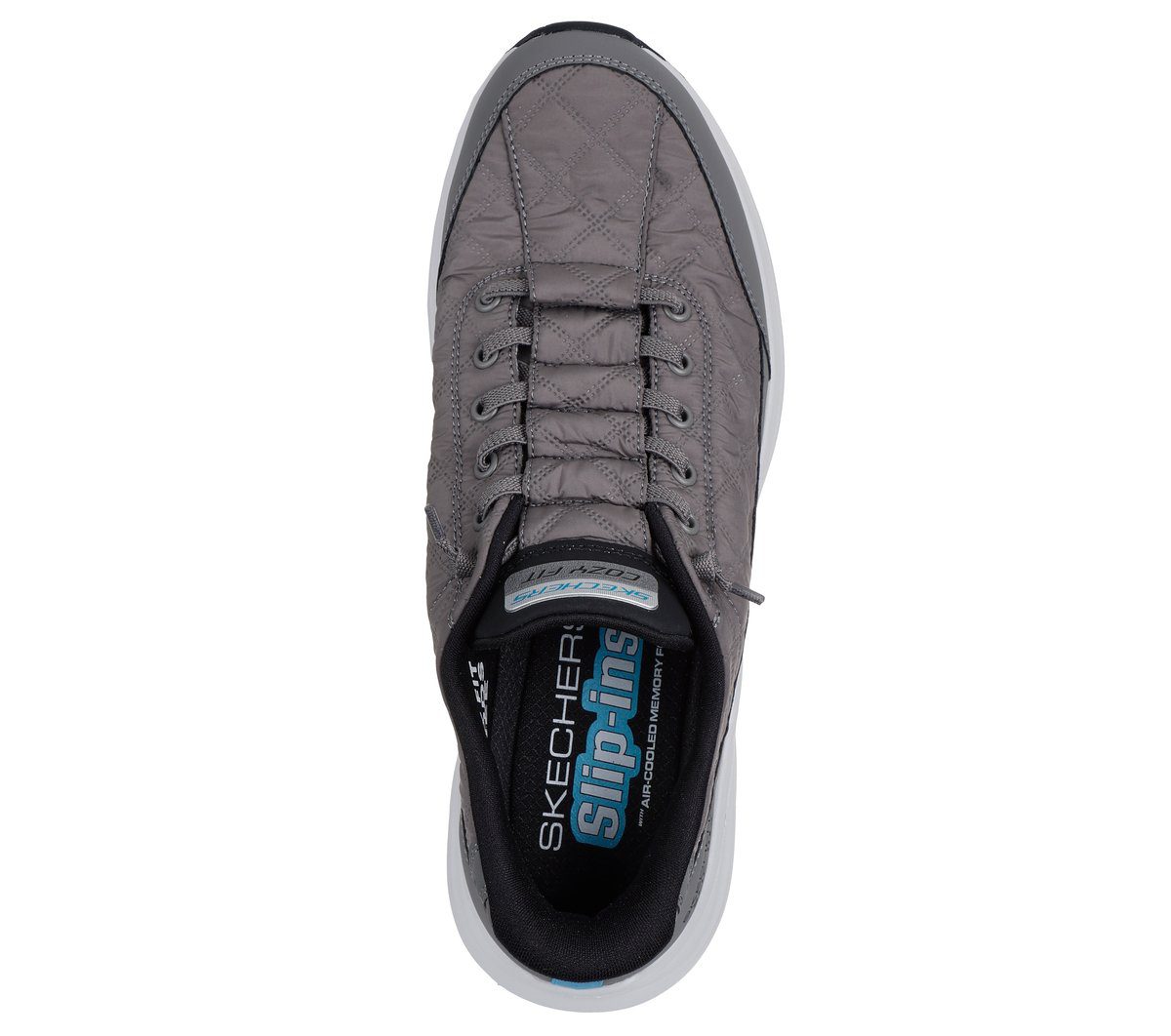 Skechers Skechers Slip-ins: Contour Foam – Cozy Fit – Houtskool / Zwart (232619-CCBK)