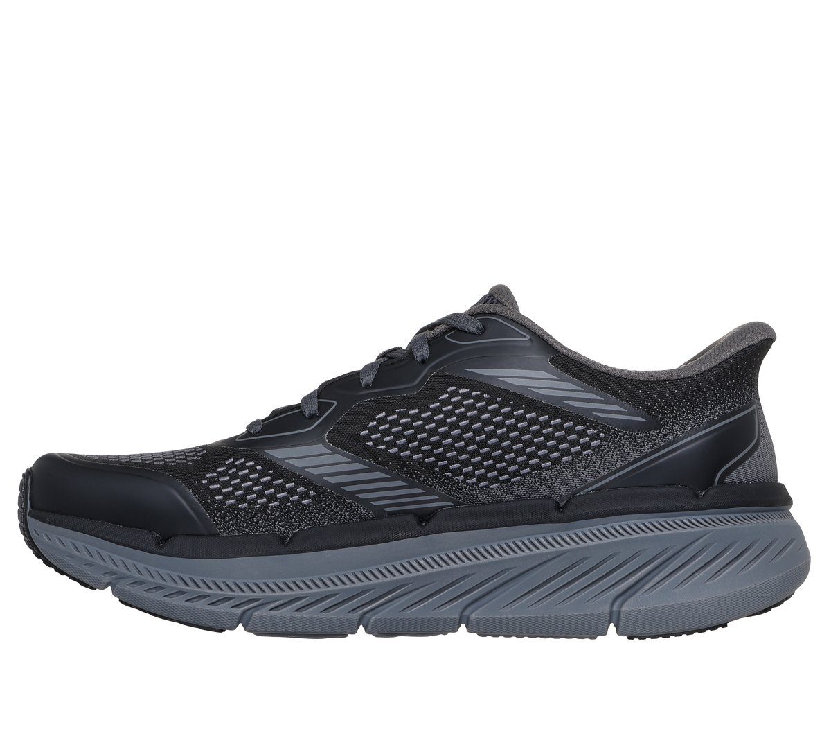 Skechers Skechers Slip-ins: Max Cushioning Premier 2.0 – Leigh – Zwart / Houtskool (220774-BKCC)