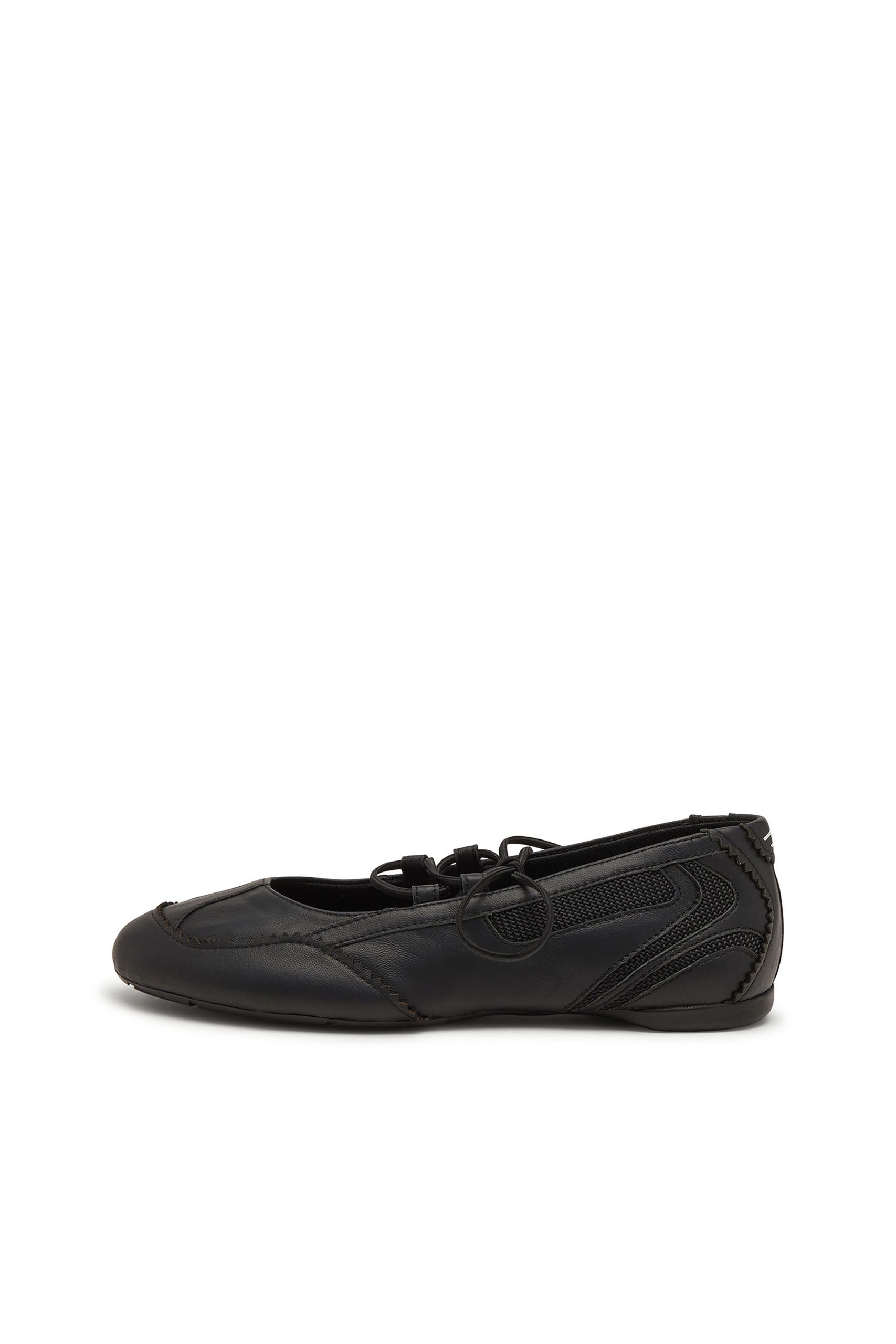 Diesel D-mile Ballerina Lace Up W (Y03856P7477T8013 https://nl.diesel.com/en/flats/d-mile-ballerina-lace-up-w-black/Y03856P7477T8013.htm)