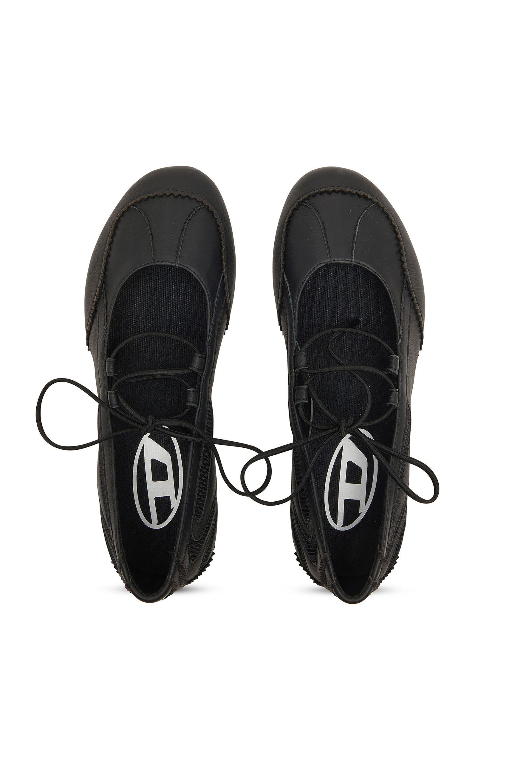 Diesel D-mile Ballerina Lace Up W (Y03856P7477T8013 https://nl.diesel.com/en/flats/d-mile-ballerina-lace-up-w-black/Y03856P7477T8013.htm)
