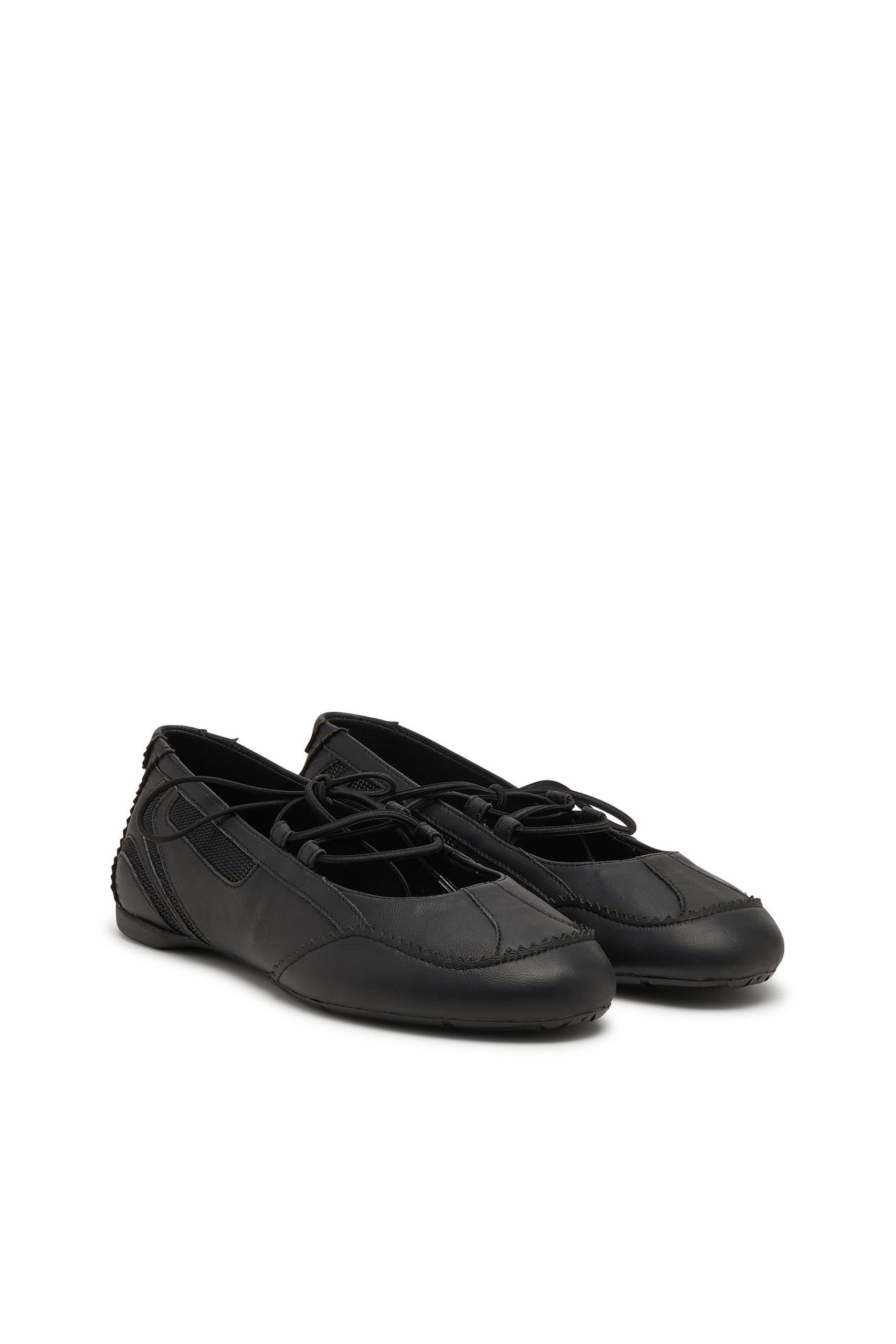 Diesel D-mile Ballerina Lace Up W (Y03856P7477T8013 https://nl.diesel.com/en/flats/d-mile-ballerina-lace-up-w-black/Y03856P7477T8013.htm)