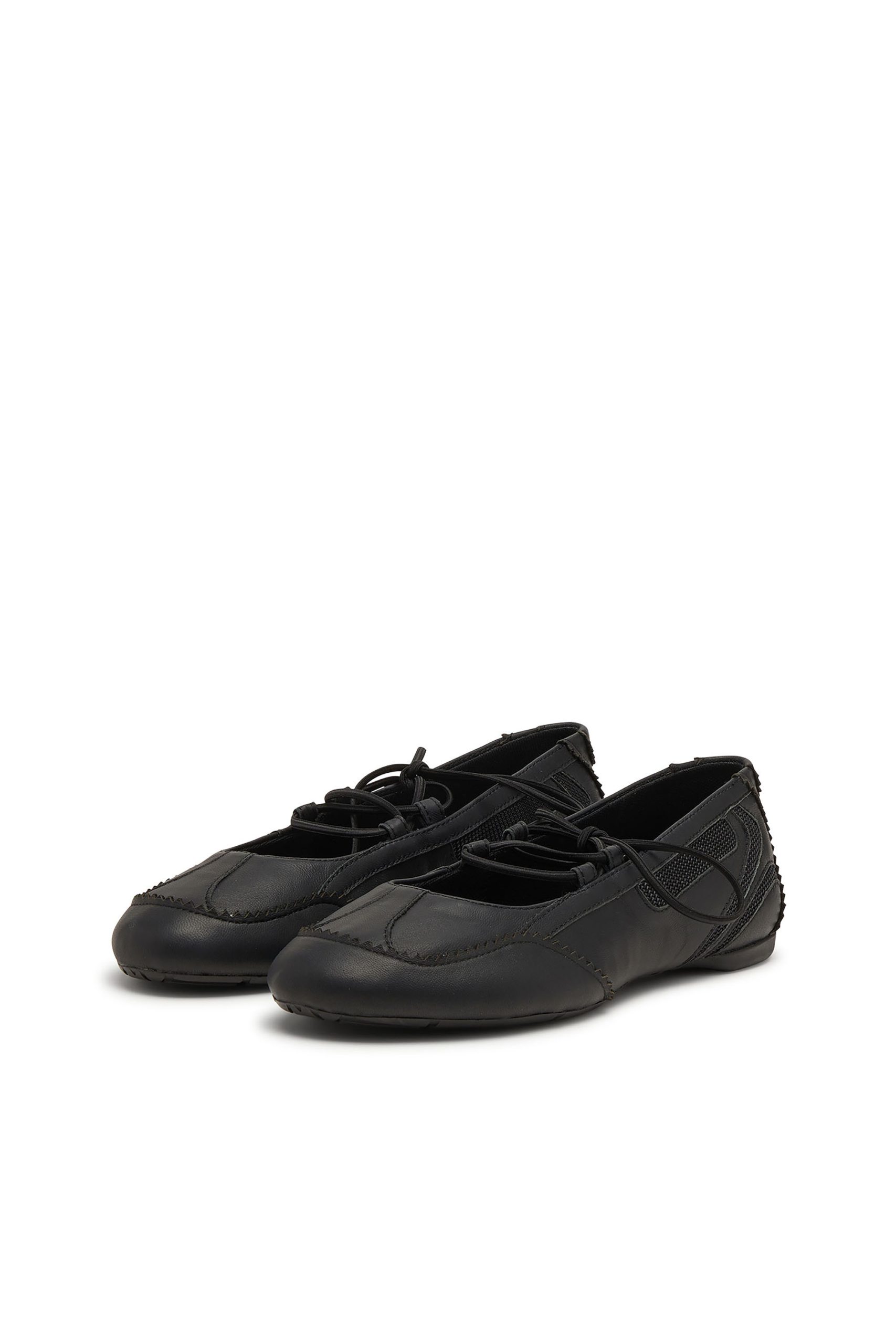 Diesel D-mile Ballerina Lace Up W (Y03856P7477T8013 https://nl.diesel.com/en/flats/d-mile-ballerina-lace-up-w-black/Y03856P7477T8013.htm)