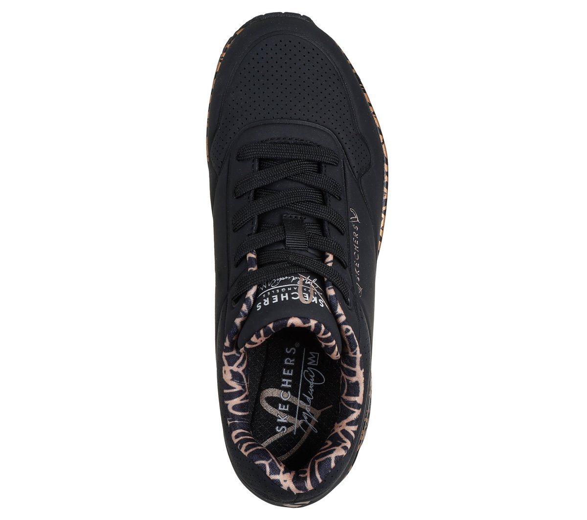 Skechers Skechers x JGoldcrown: Uno – Loving Love – Zwart / Roos Goud (155506-BKRG)