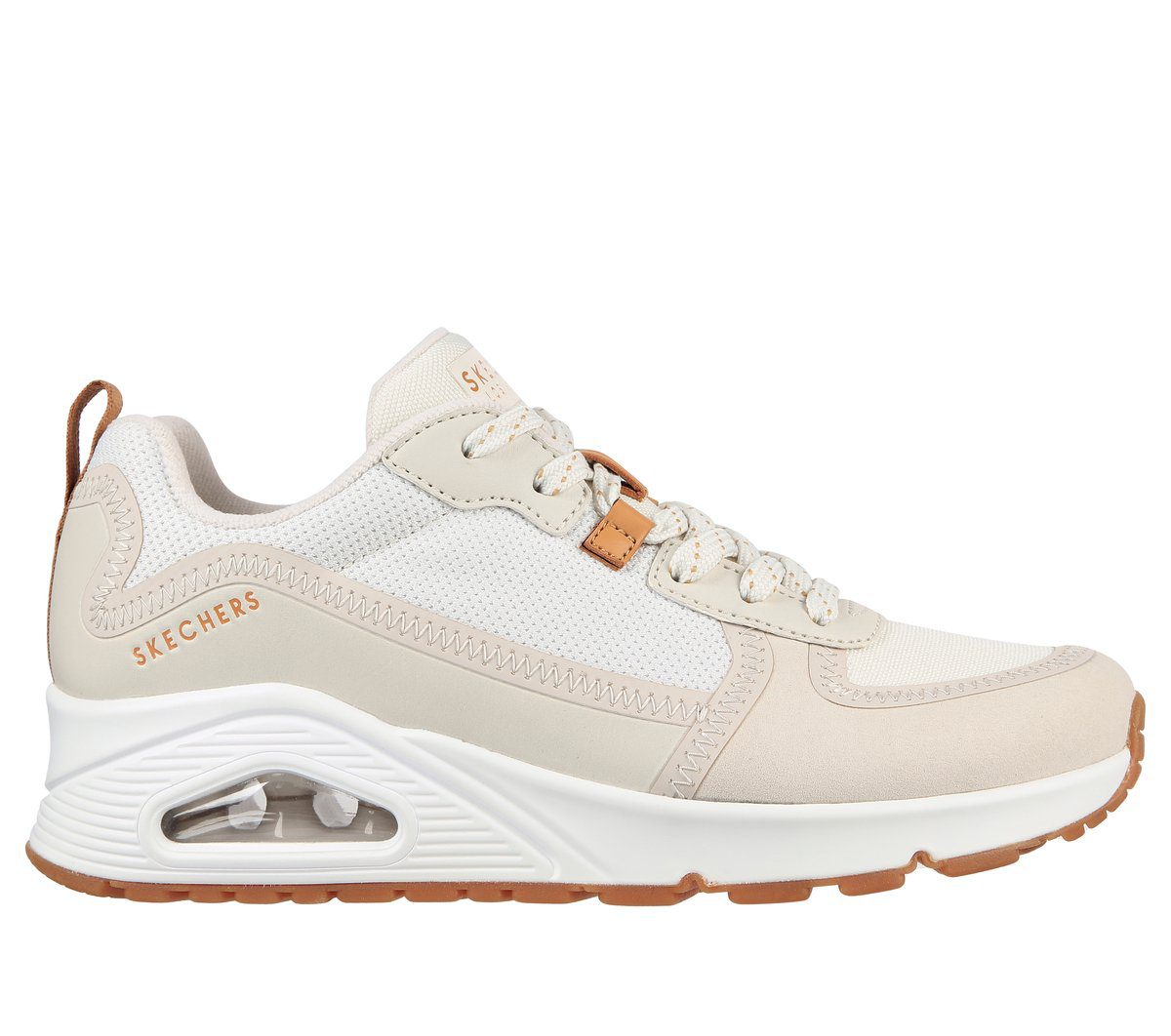 Skechers UNO – Layover – Gebroken Wit (155356-OFWT)