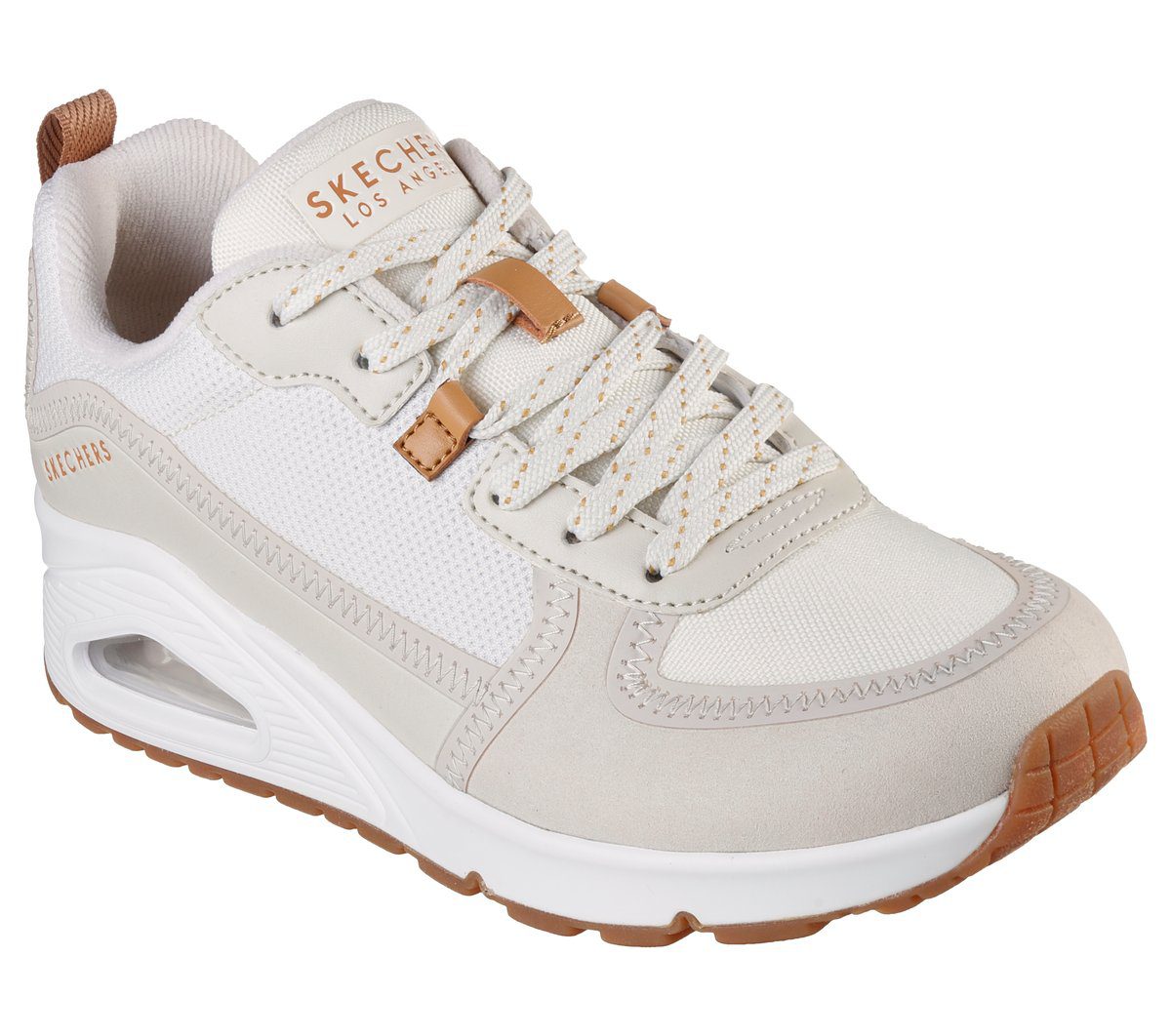 Skechers UNO – Layover – Gebroken Wit (155356-OFWT)