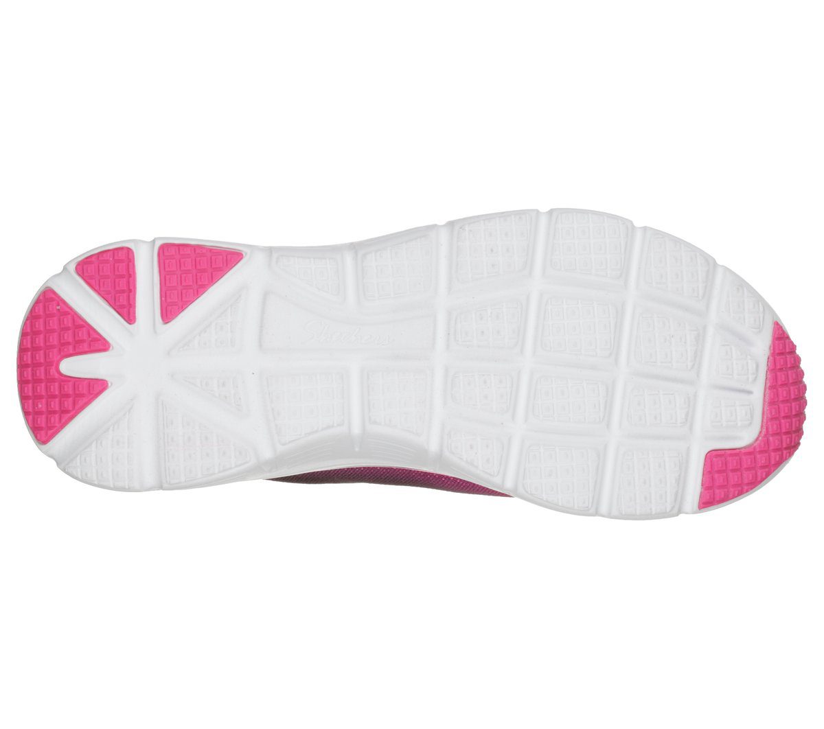 Skechers Fashion Fit – Build Up – Zwart / Heet Roze (12717-BKHP)