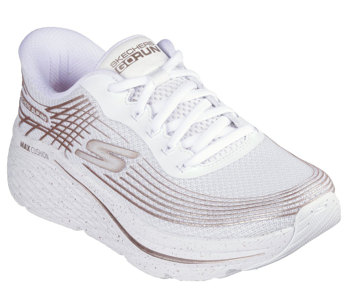Skechers Skechers Slip-ins: Max Cushioning Elite 2.0 – Kaplan – Wit / Roos Goud (129646-WTRG)