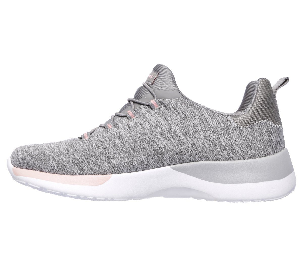 Skechers Dynamight – Break-Through – Grijs / Licht Roze (12991-GYLP)