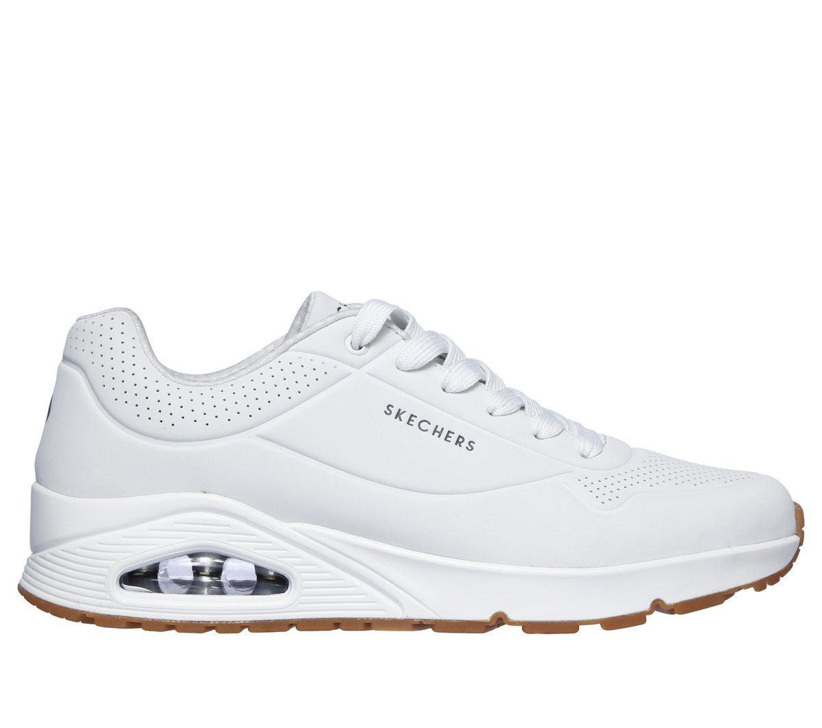 Skechers UNO – Stand On Air – Wit (52458-WHT)