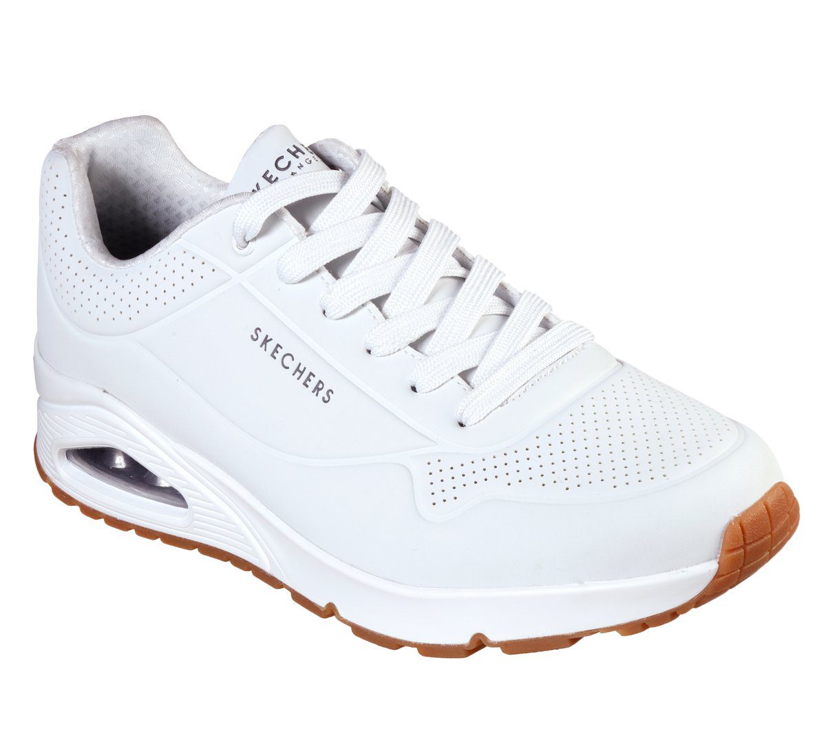Skechers UNO – Stand On Air – Wit (52458-WHT)