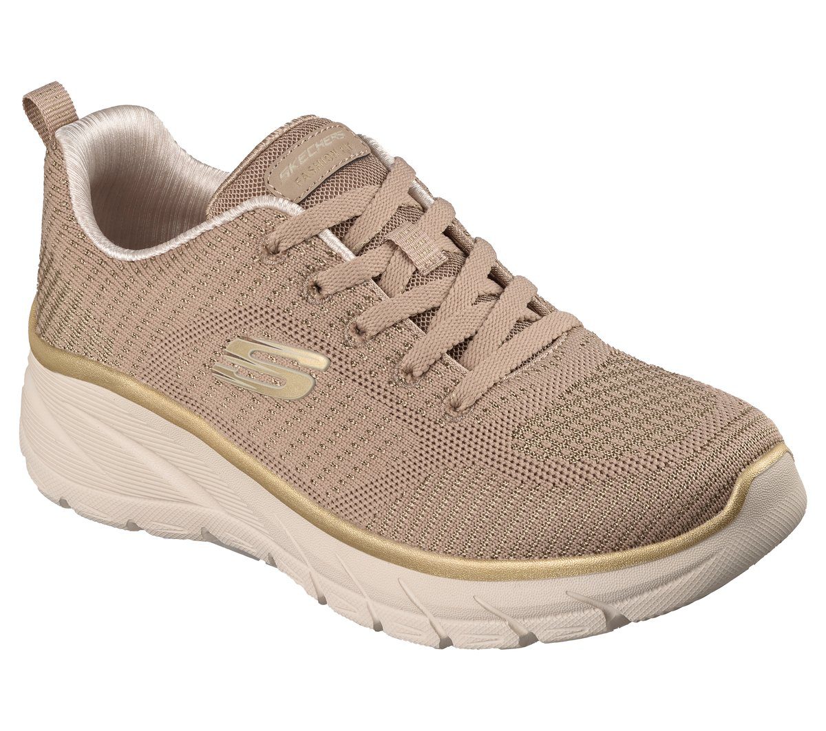 Skechers Fashion Fit 2.0 – Moonlight Glow – Taupe / Goud (150384-TPGD)