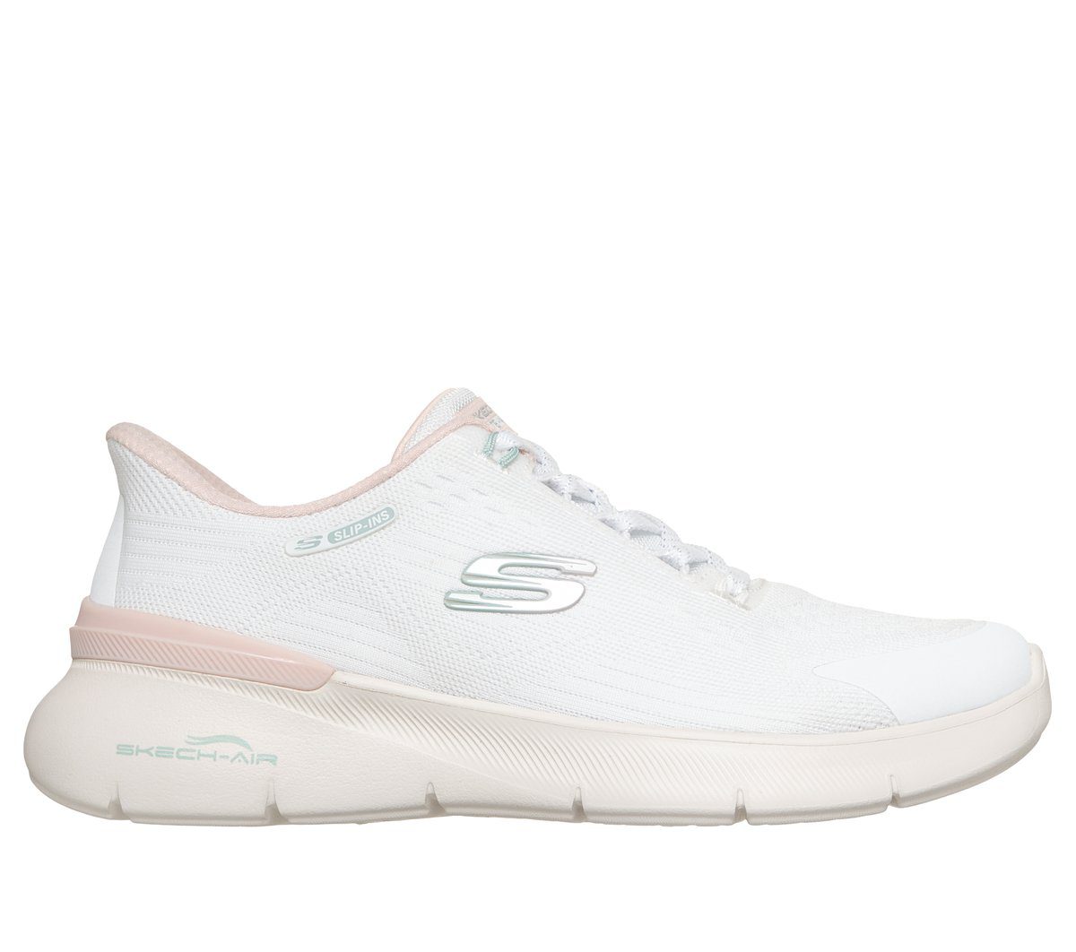 Skechers Skechers Slip-ins: Skech-Air Dynamight 2.0 – Upward Shift – Wit / Roze (150377-WTPK)