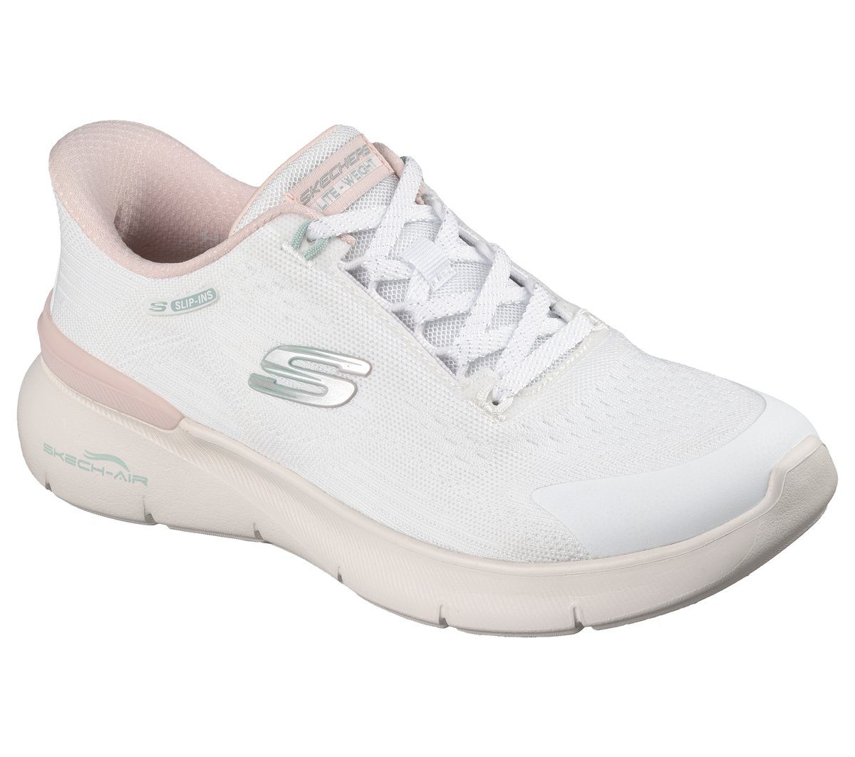 Skechers Skechers Slip-ins: Skech-Air Dynamight 2.0 – Upward Shift – Wit / Roze (150377-WTPK)