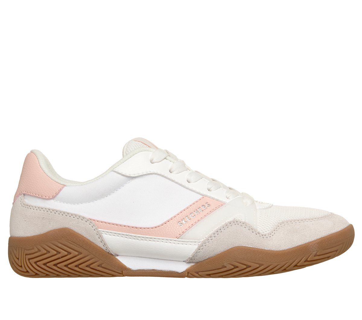 Skechers Zinger Evo – Debut Brace – Wit / Roze (190154-WPK)