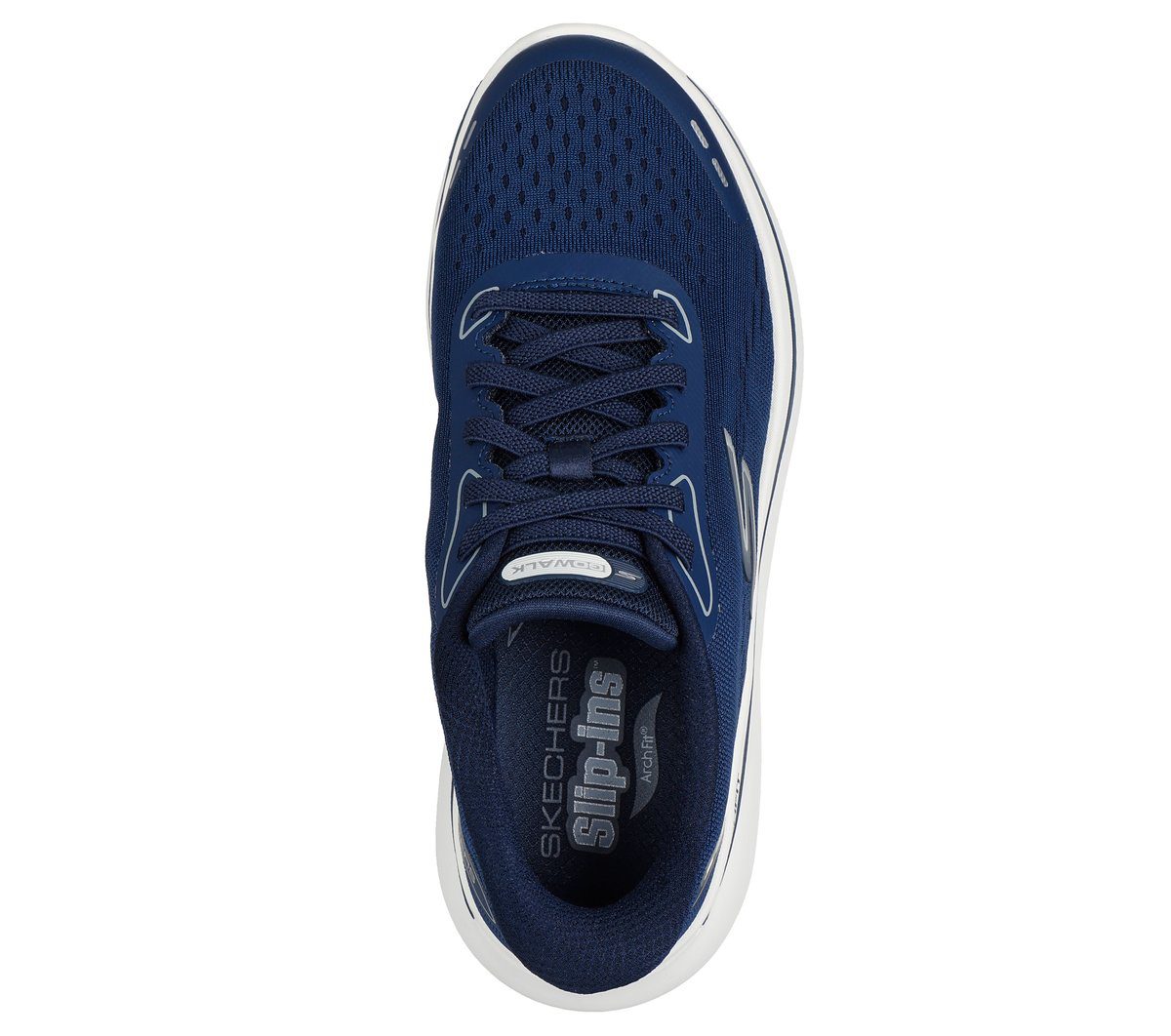 Skechers Skechers Slip-ins Relaxed Fit: GO WALK Arch Fit N-Joy – Marine / Wit (125840-NVW)