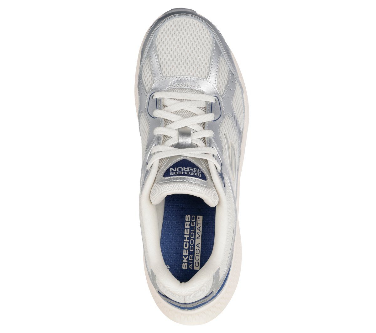 Skechers GO RUN Consistent 2.0 – Volt – Zilver / Marine (128633-SLNV)