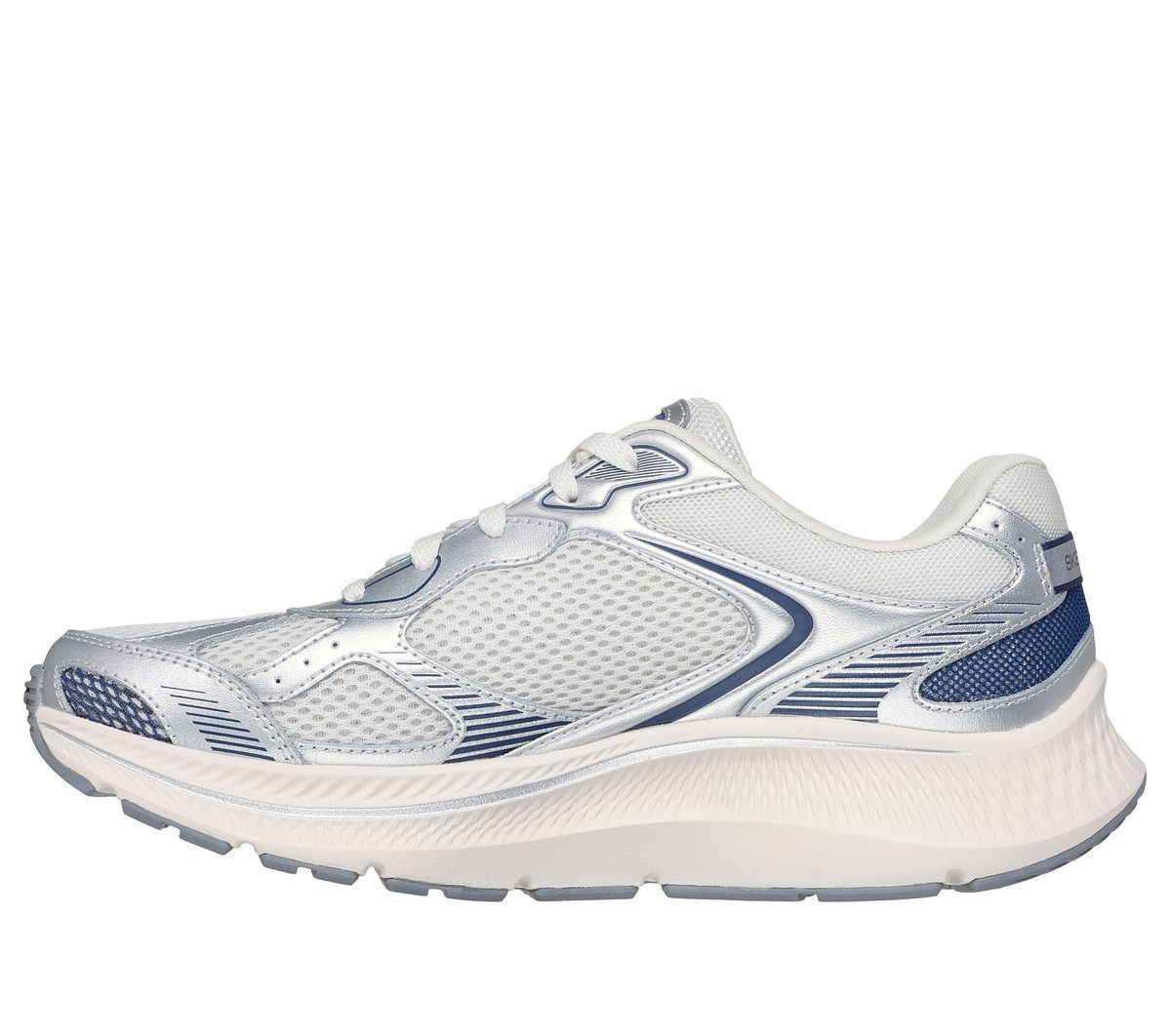 Skechers GO RUN Consistent 2.0 – Volt – Zilver / Marine (128633-SLNV)