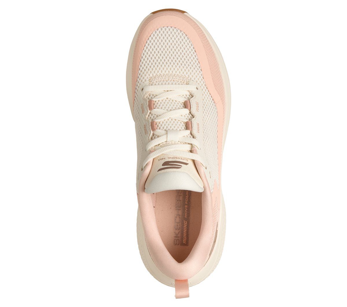 Skechers GO RUN Supersonic Max – Gebroken Wit / Roze (172086-OFPK)