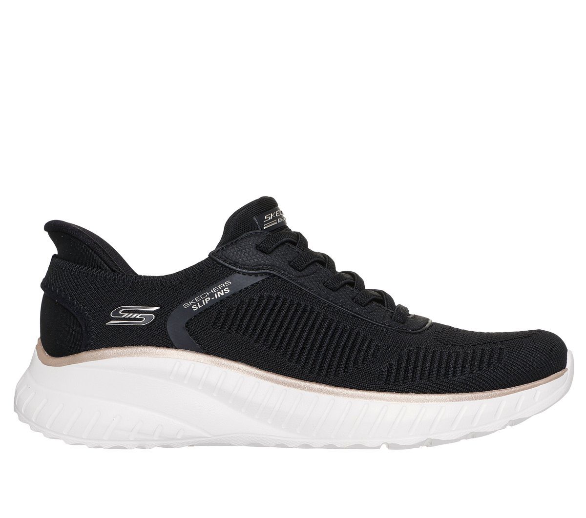 Skechers Skechers Slip-ins: BOBS Sport Squad Chaos – Zwart / Goud (117497-BKGD)