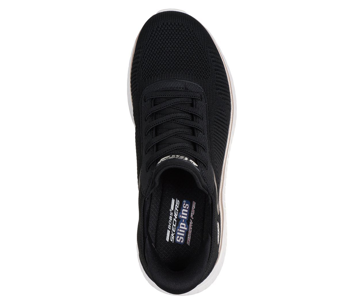 Skechers Skechers Slip-ins: BOBS Sport Squad Chaos – Zwart / Goud (117497-BKGD)