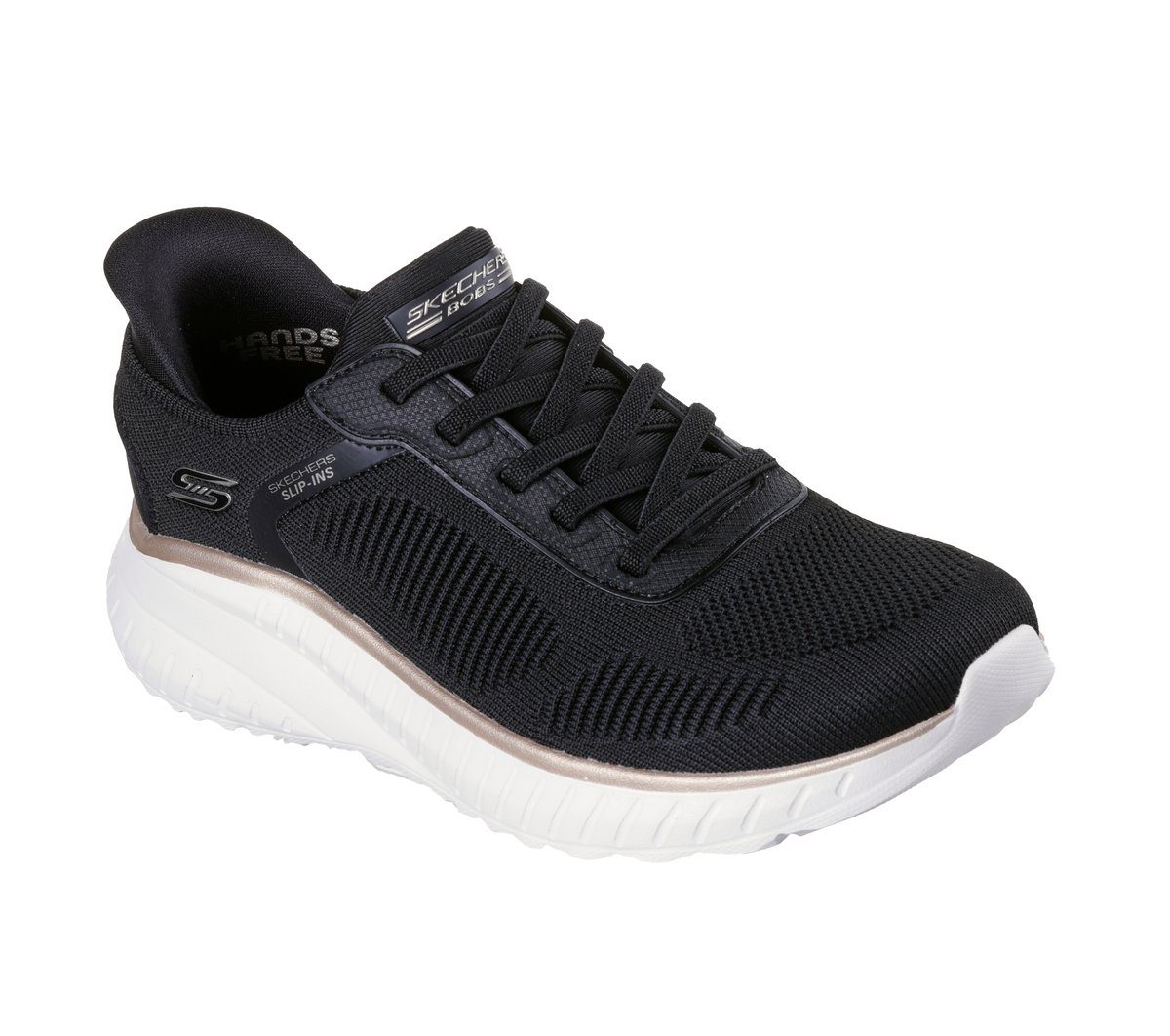 Skechers Skechers Slip-ins: BOBS Sport Squad Chaos – Zwart / Goud (117497-BKGD)
