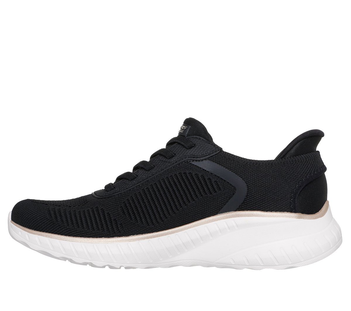 Skechers Skechers Slip-ins: BOBS Sport Squad Chaos – Zwart / Goud (117497-BKGD)