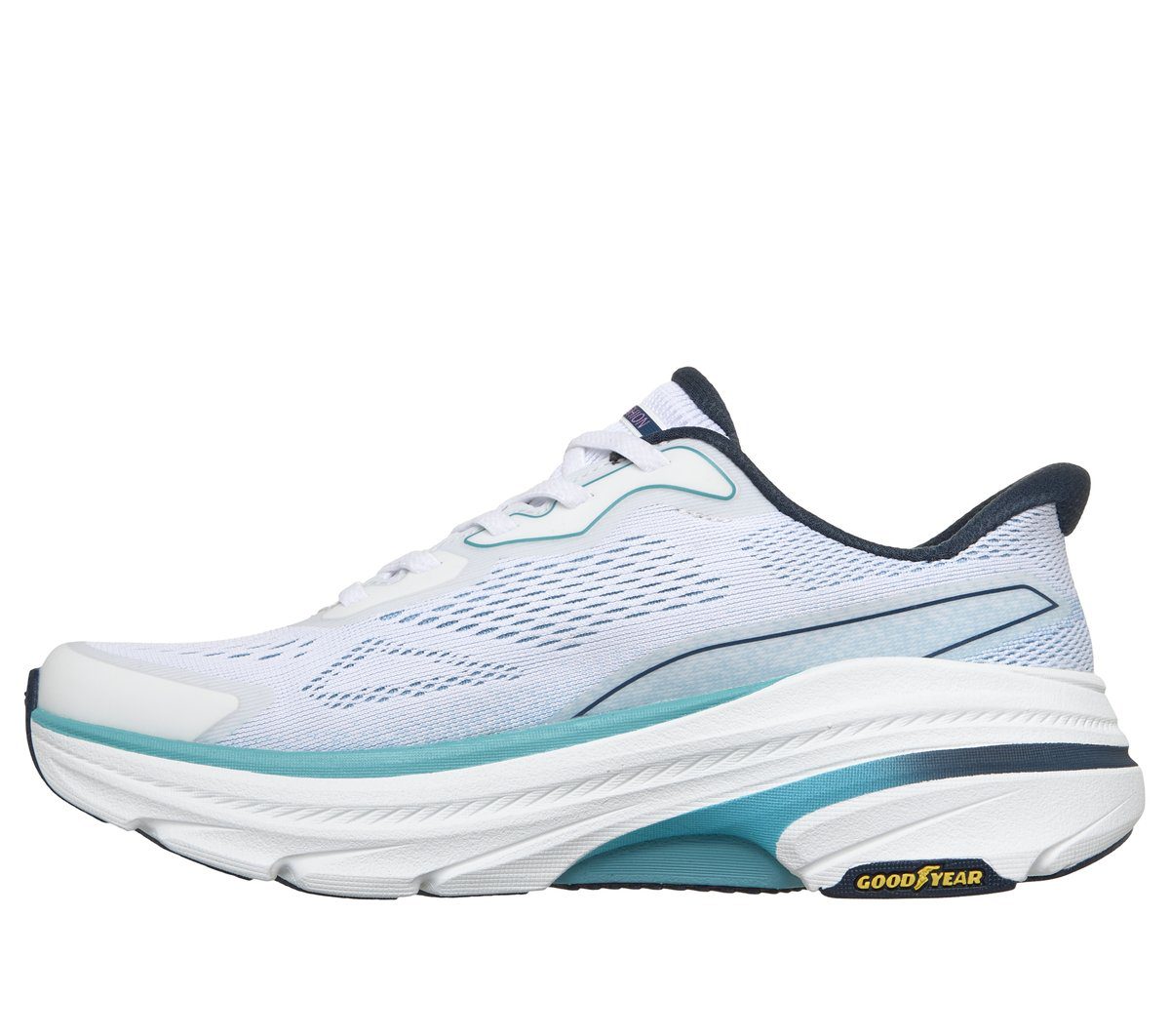 Skechers Skechers Slip-ins: Max Cushioning Arch Fit 2.0 – Azusah – Wit / Aqua (128965-WAQ)