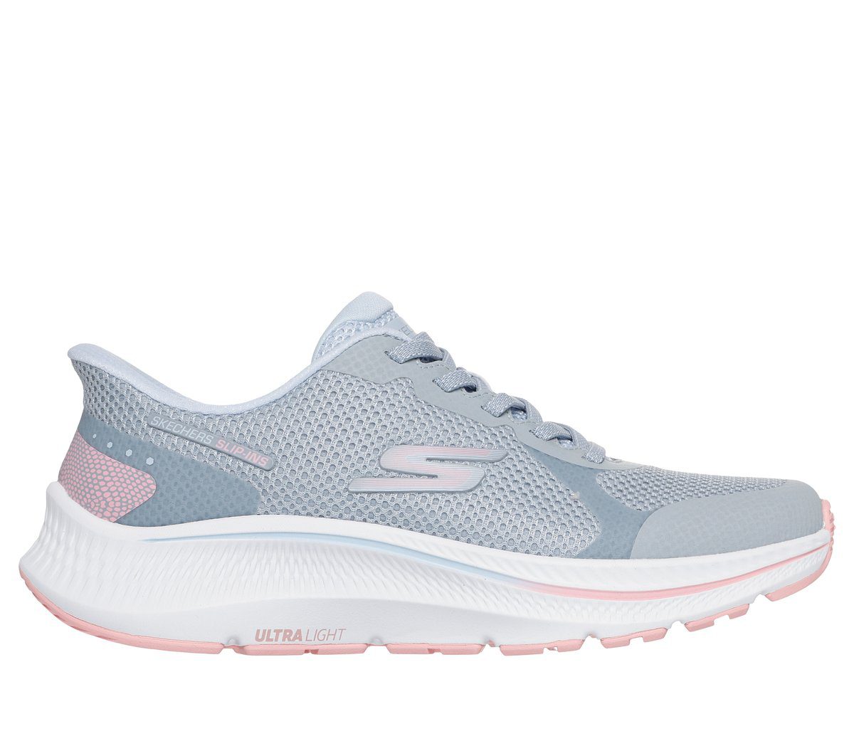 Skechers Skechers Slip-ins: GO RUN Consistent 2.0 – Captiva – Grijs / Licht Blauw (128619-GYLB)
