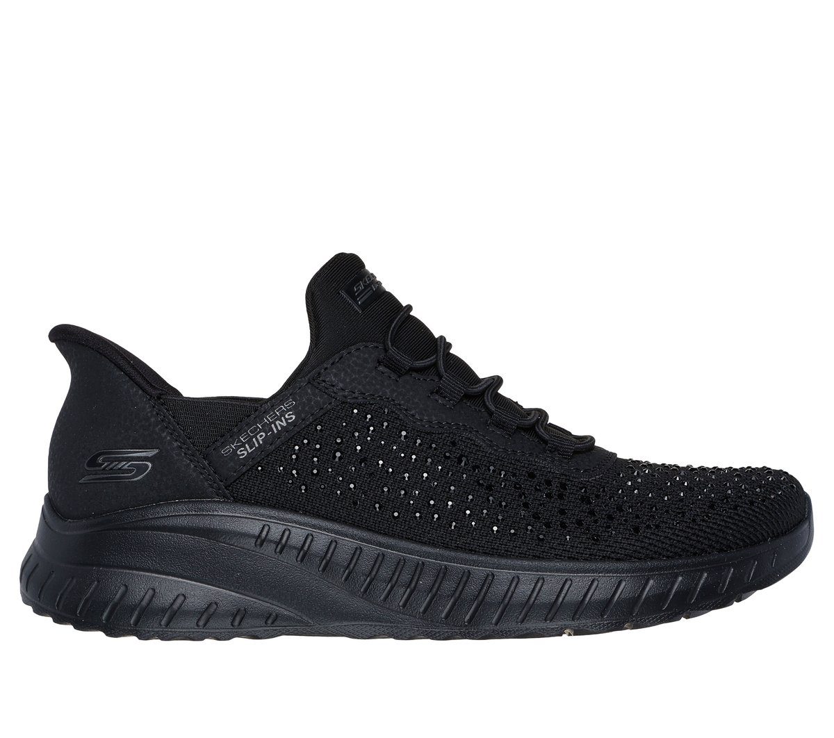 Skechers Skechers Slip-ins: BOBS Sport Squad Chaos – Daily Glitz – Zwart (117622-BBK)