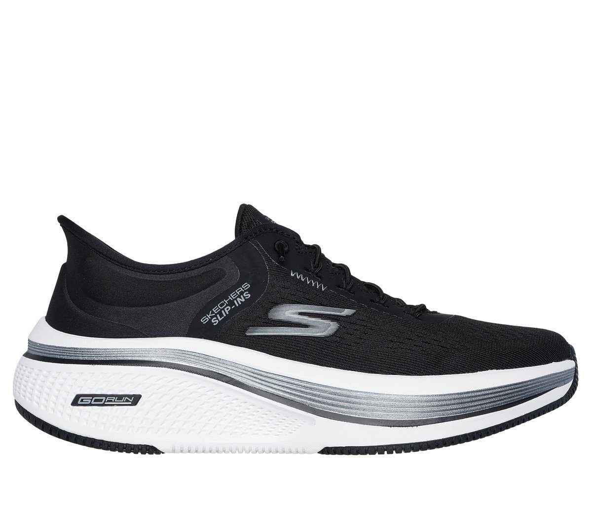 Skechers Skechers Slip-ins: GO RUN Elevate 2.0 – Banyan – Zwart / Wit (129006-BKW)