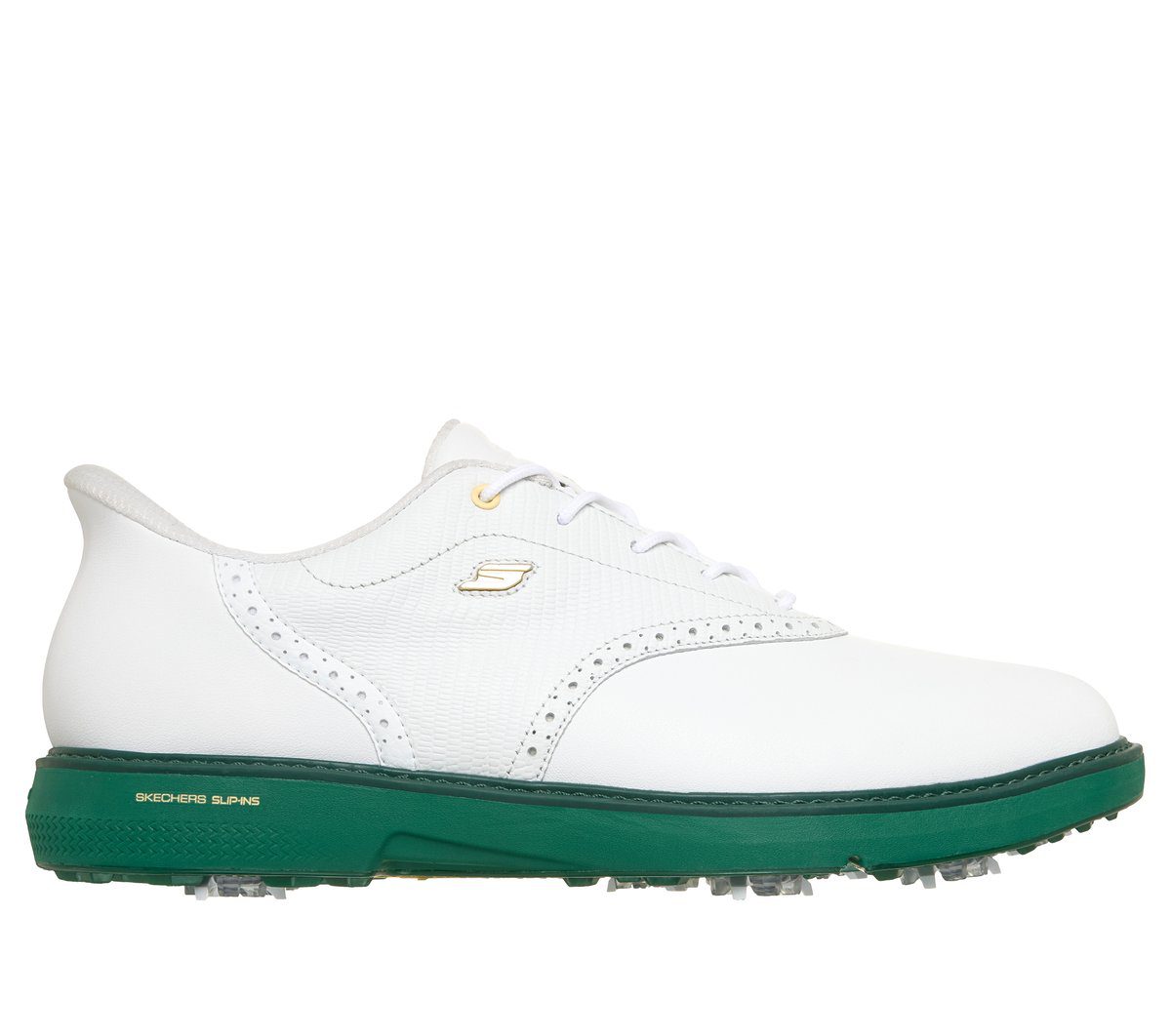 Skechers Skechers Slip-ins Golf Waterproof: Prestige – Nature of the Game – Wit / Groente (214124-WGRN)