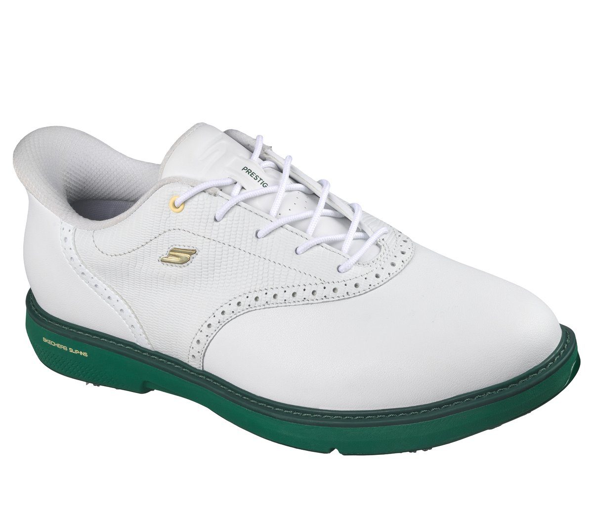 Skechers Skechers Slip-ins Golf Waterproof: Prestige – Nature of the Game – Wit / Groente (214124-WGRN)