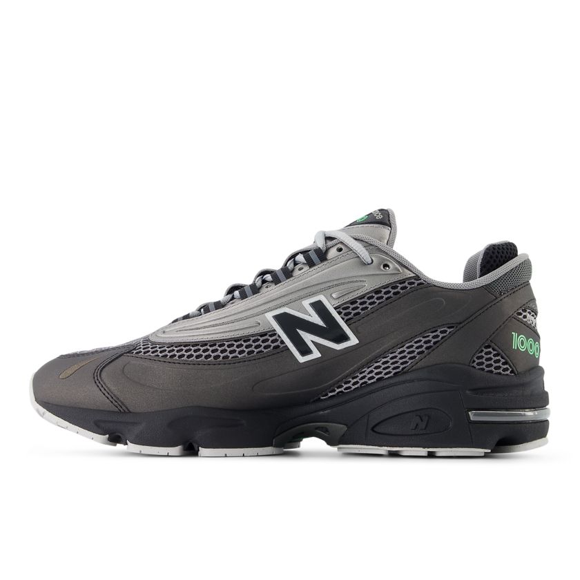New Balance 1000 Dark Silver Metallic Lime Leaf (M1000T)