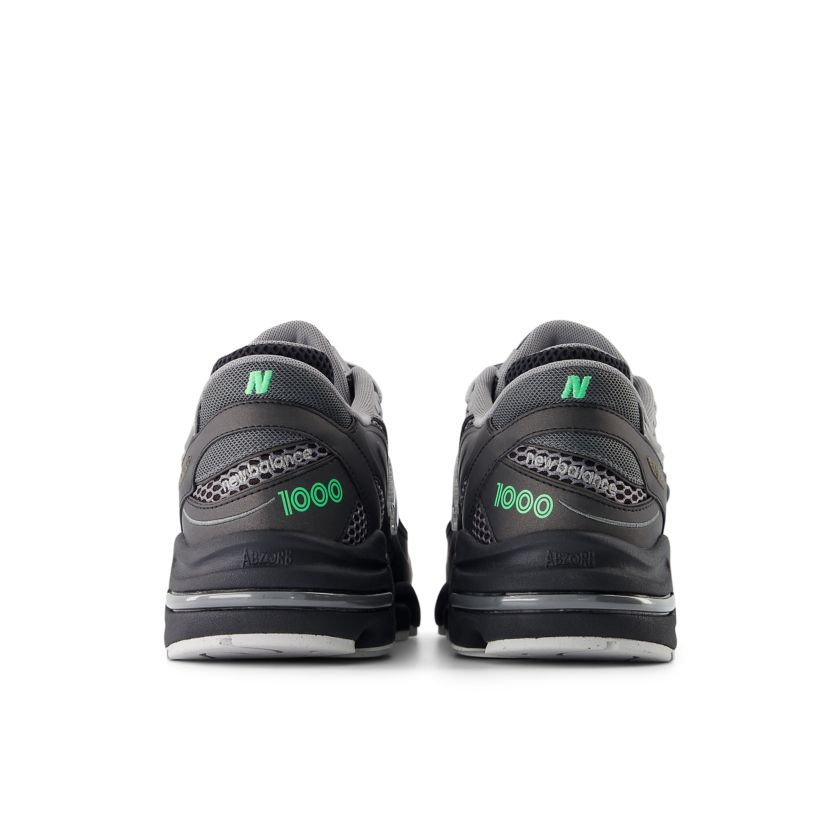 New Balance 1000 Dark Silver Metallic Lime Leaf (M1000T)